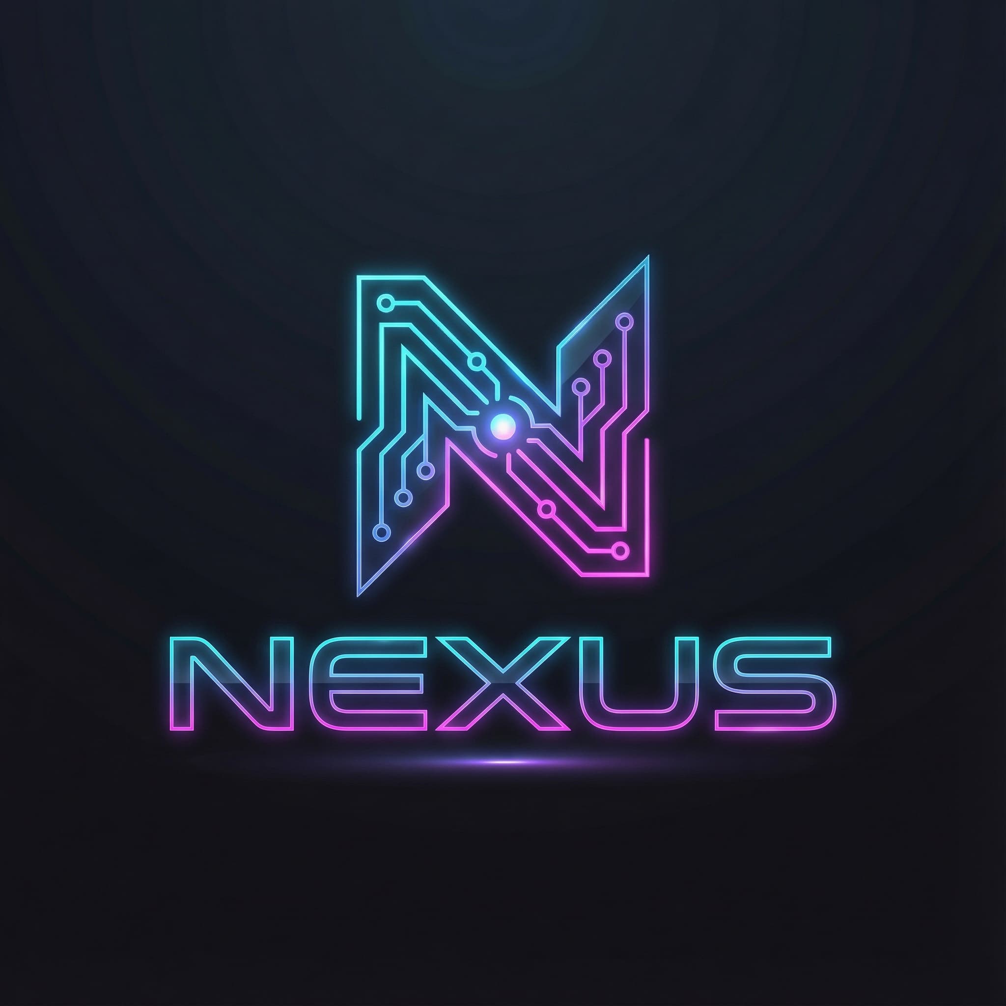 Futuristic logo style