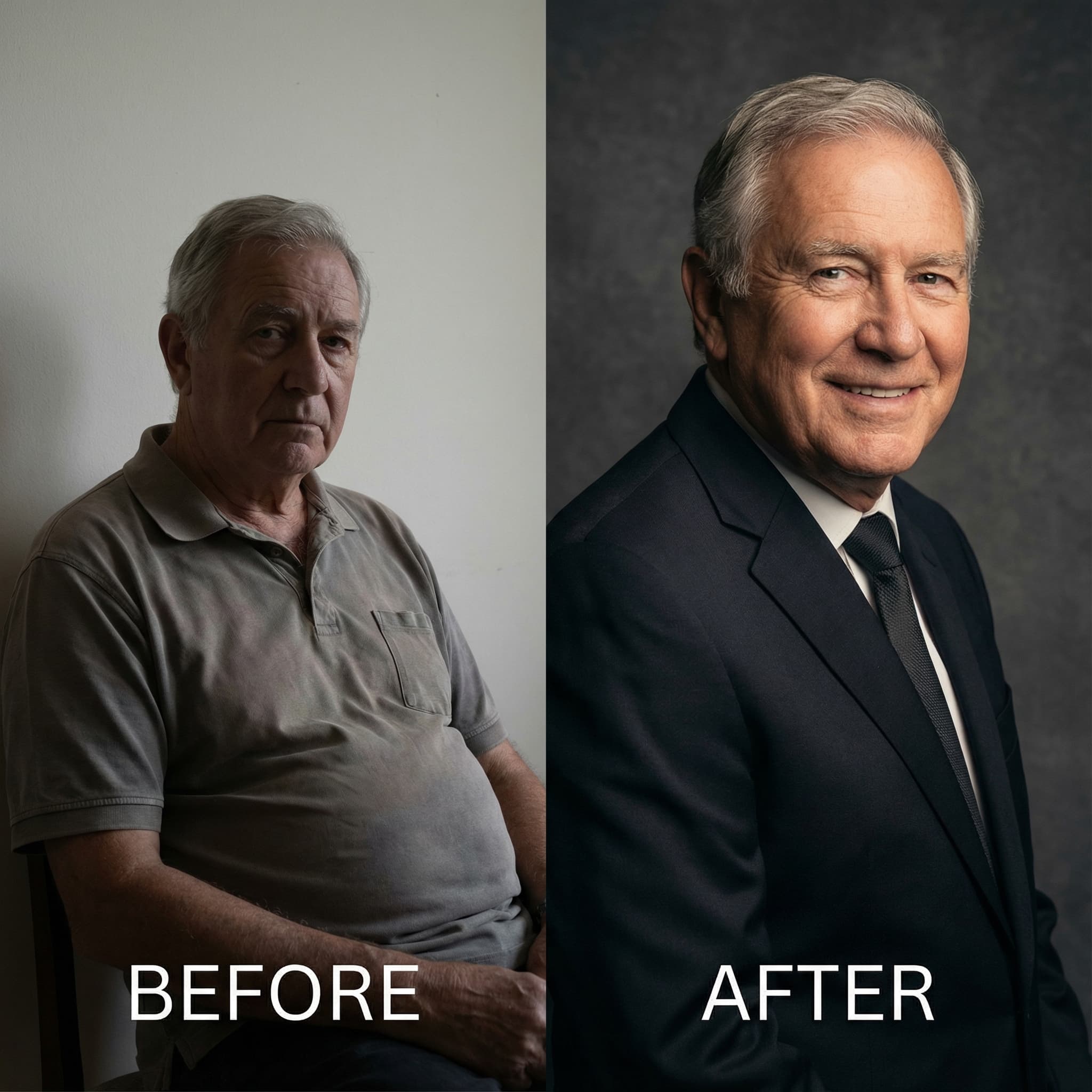 Senior Portrait Transformation